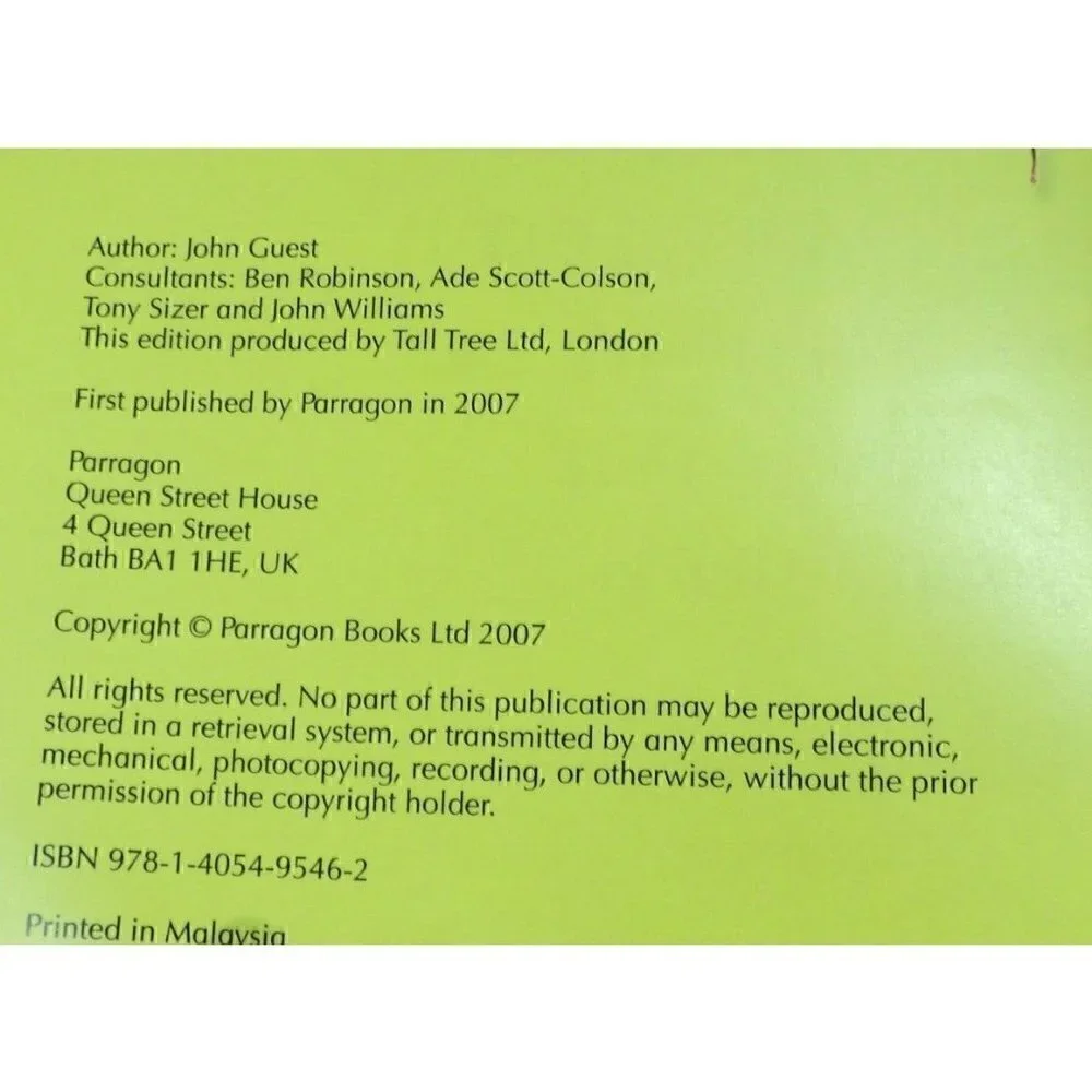 TRUE FACTS 1000's of fun facts, coffee table hard cover book, JOHN GUEST 2007